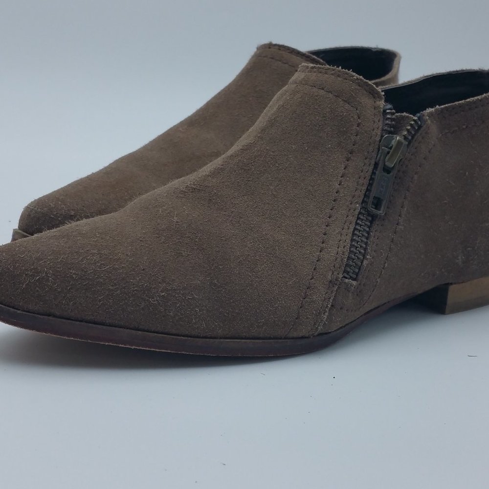 Free People | In Sight Double Zip Booties In Taupe Size 37